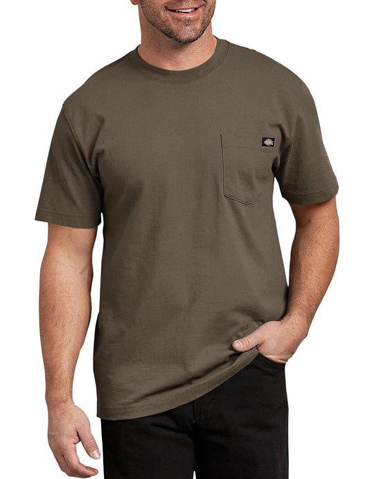 Dickies Mens Short Sleeve Heavyweight Crew Neck