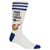 Hot Sox Mens How I Cut Carbs Crew Socks