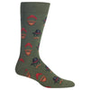 Hot Sox Mens Hipster Guy Crew Socks