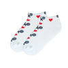 K. Bell Womens Love Tennis Socks