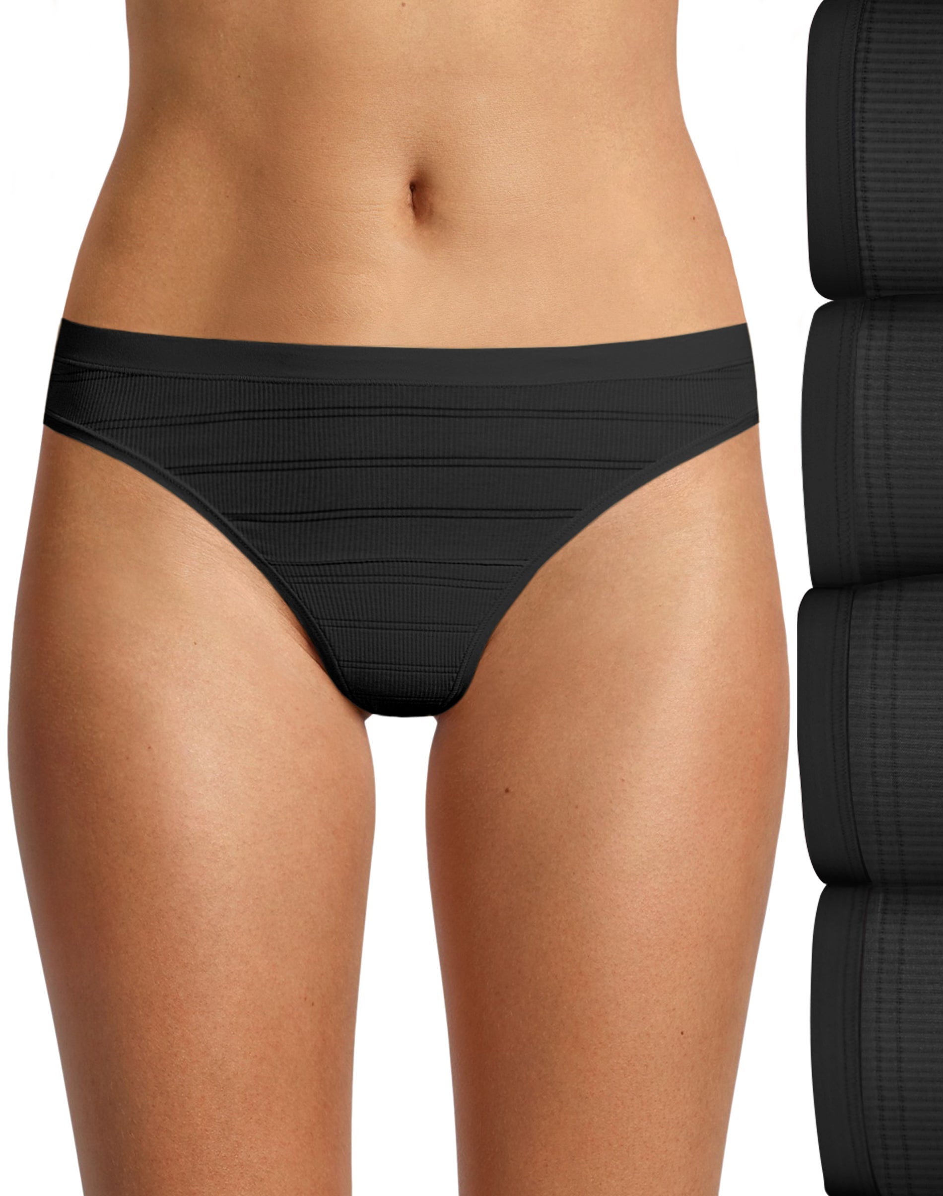 Hanes Ultimate® Cool Comfort® Women's Hi-Cut Panties 4-Pack Buff