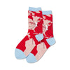 Hot Sox Womens World Map Crew Socks