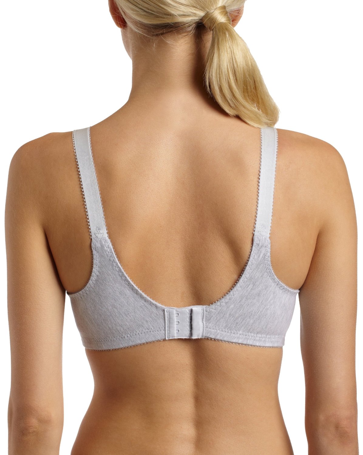 Bali 3036 38b White Double Support Wirefree Cotton Bra for sale