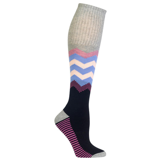 Hot Sox Womens Chevron Sport Knee High Socks