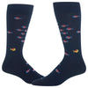 Hot Sox Mens Fish Crew Socks