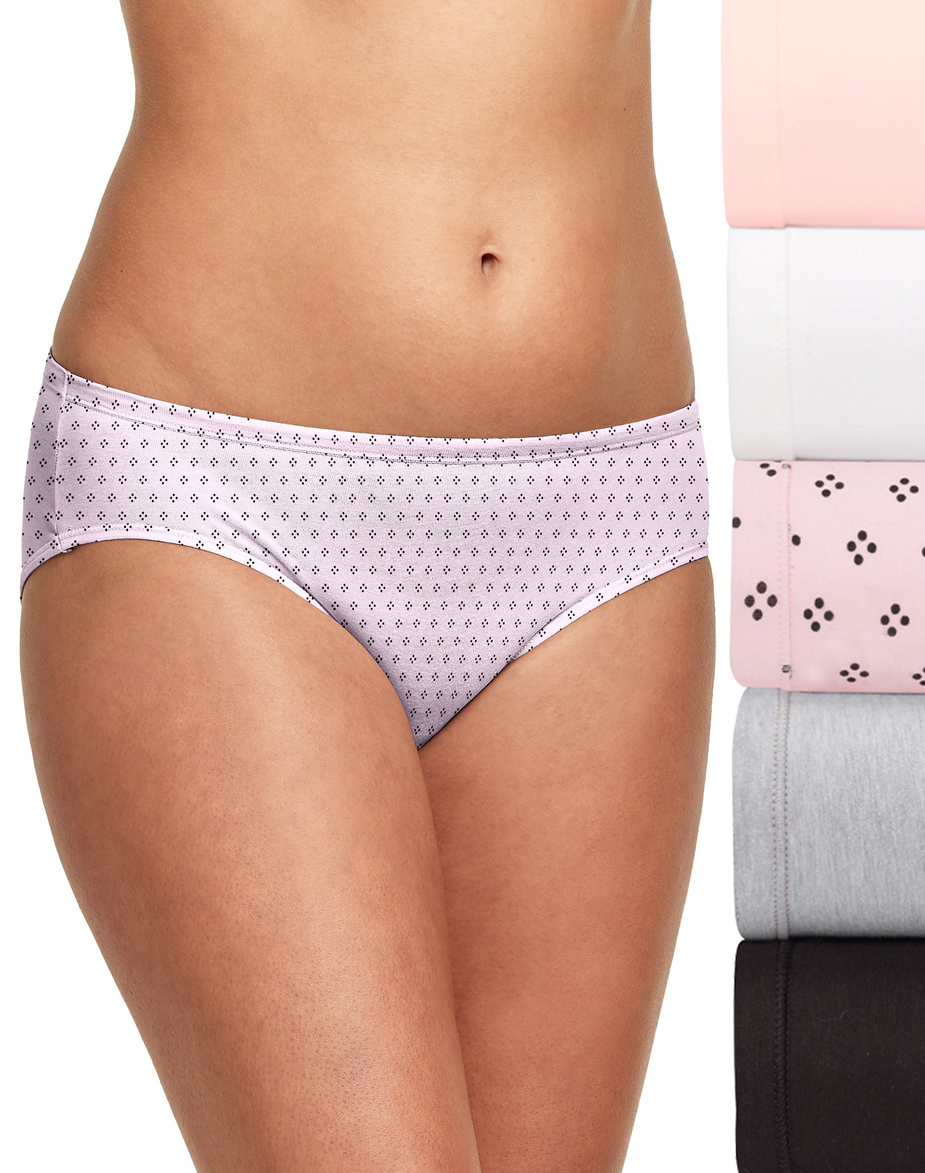 Hanes, Authentic Stretch Hipster Underwear, Comfortable Panties for Women