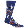 Hot Sox Mens Bowling Crew Socks