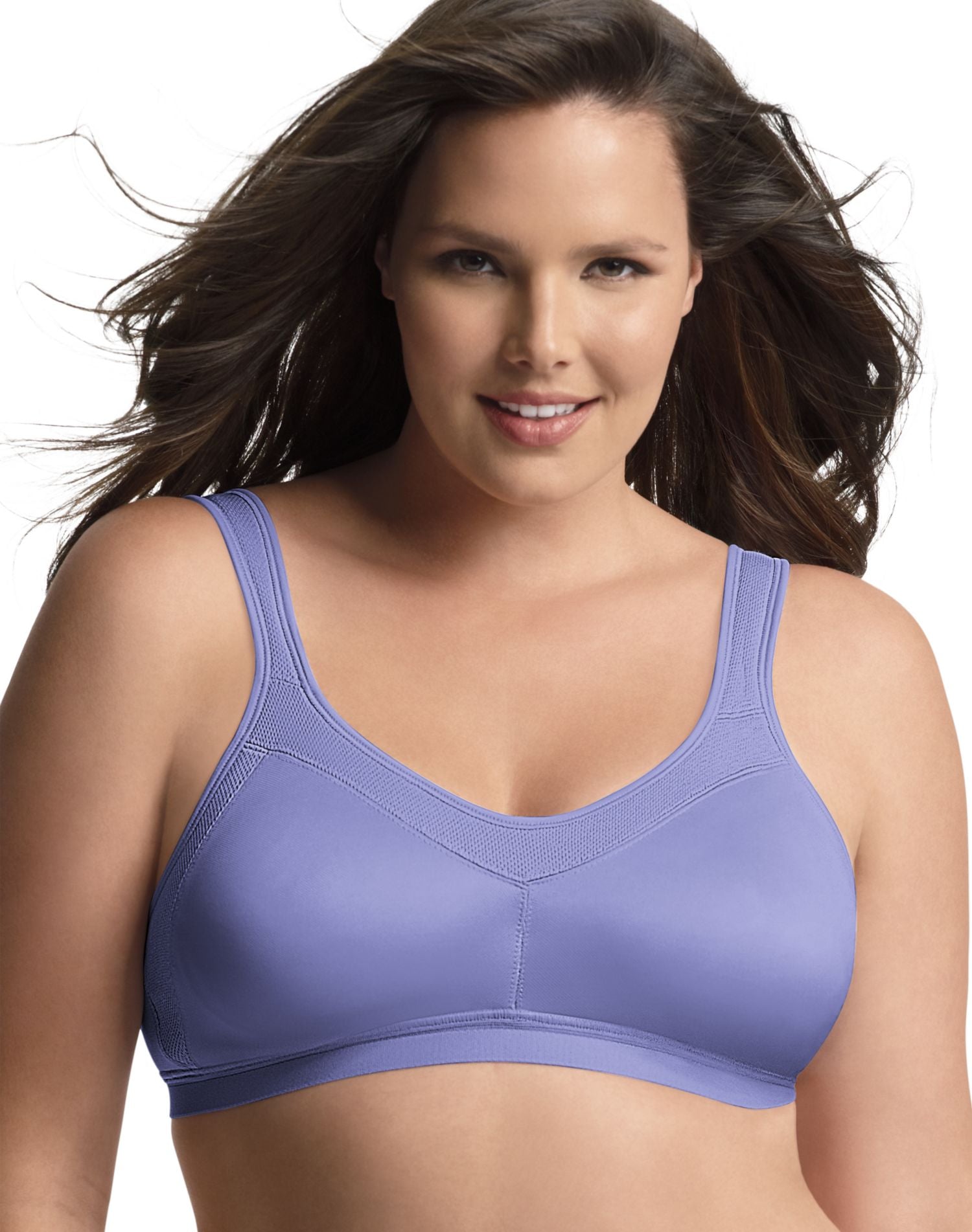 Plus Size Bra with Full Soft Cups and Side Reinforcement for Wide