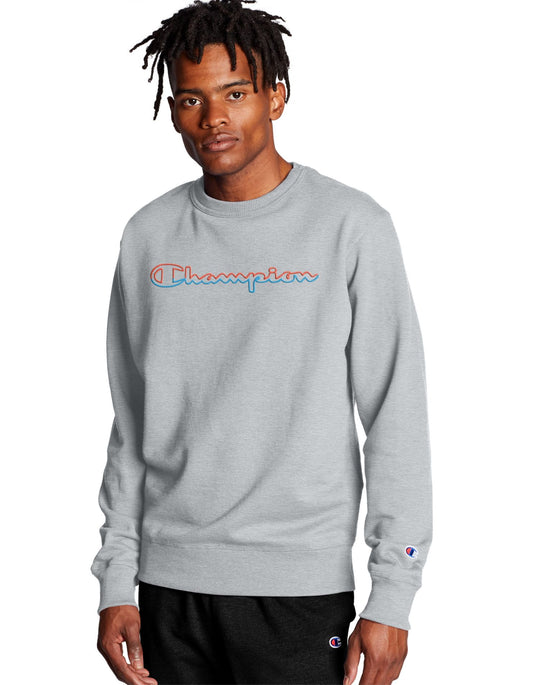 Champion Mens Powerblend Fleece Crew