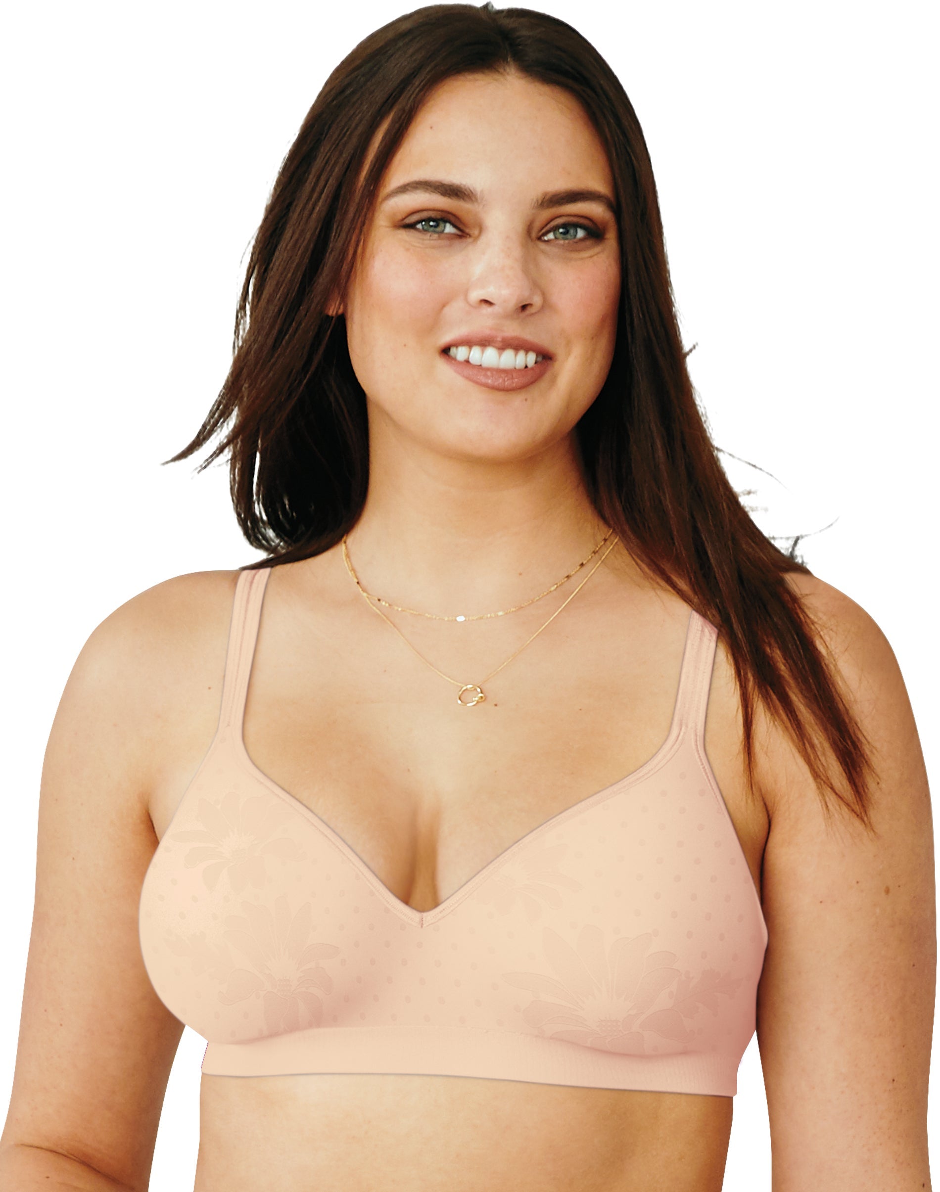 Hanes Perfect Coverage Comfortflex Fit Wirefree Bra, Bras, Clothing &  Accessories