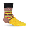 K. Bell Kids Burger N Fries Crew Socks