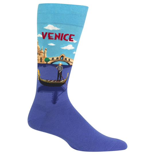 Hot Sox Mens Venice Crew Socks