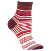 Hot Sox Womens Variegated Stripe Anklet Socks