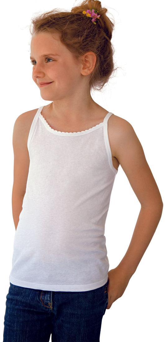 Hanes Girls' Cotton Camisole 3-Pack