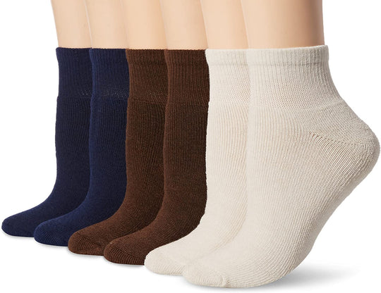 Fruit Of The Loom Womens 6 Pack Ankle Socks