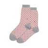 Hot Sox Womens Standout Dots Crew Socks