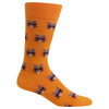 Hot Sox Mens Cool Cat Crew Sock