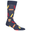 Hot Sox Mens BBQ Food Crew Socks