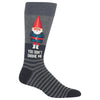 Hot Sox Mens You Dont Gnome Me Socks