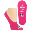 Hot Sox Womens I Shih Tzu Not Liner Socks