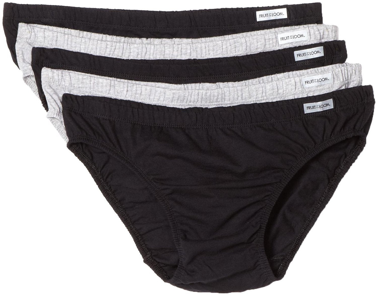 Men's Bikini Dark Grey - Men's Underwear with Pouch