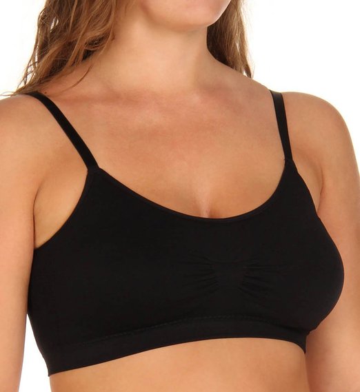 Coobie Women's Seamless Wirefree Scoopneck Bra