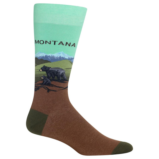 Hot Sox Mens Montana Crew Socks