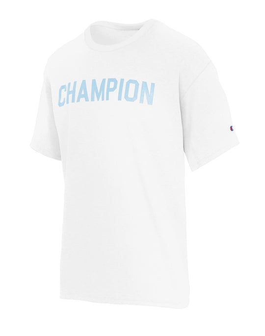 Champion Mens Classic Short-Sleeve Jersey Tee, L, Oxford Grey