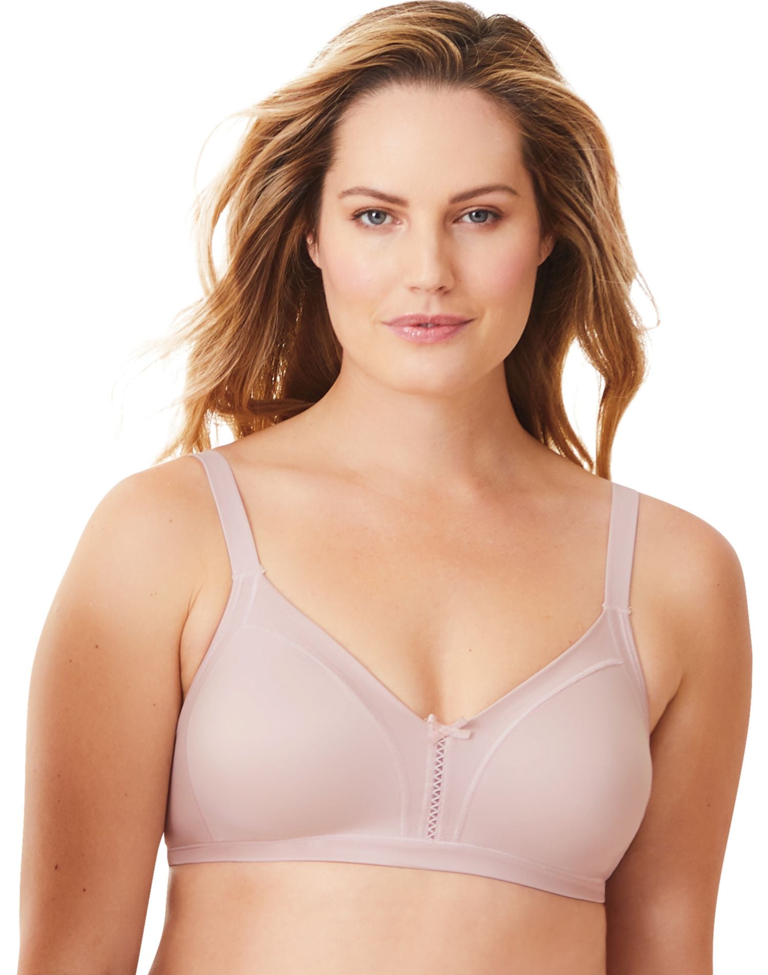 Bali Women's 34DDD Double Support Front Close Wirefree Bra DF1003
