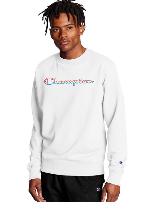 Champion Mens Powerblend Fleece Crew