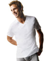 Hanes Mens ComfortSoft TAGLESS Big and Tall V-Neck Undershirt 4-Pack