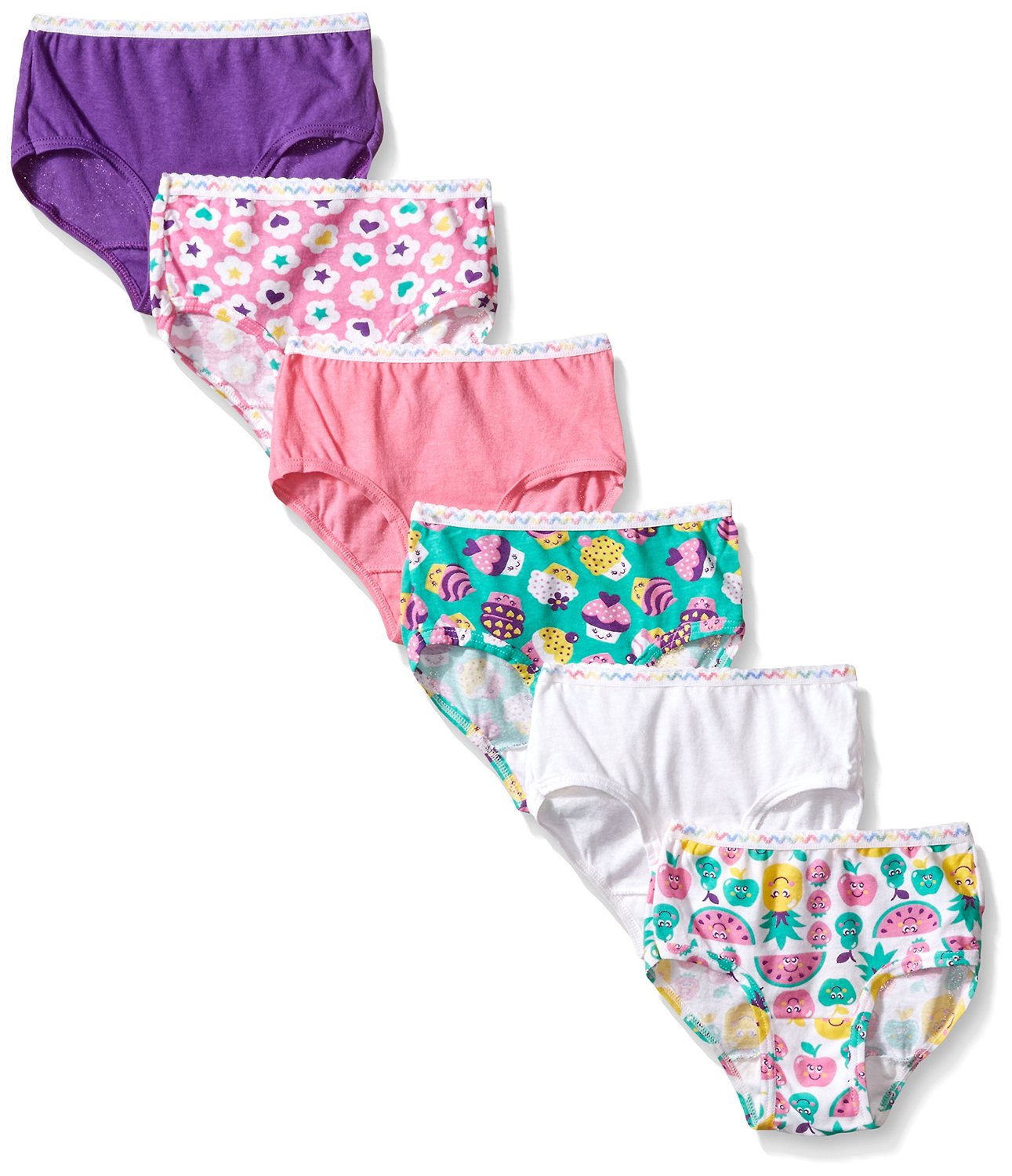 Hanes Girls' and Toddler Assorted Briefs - Product Description and