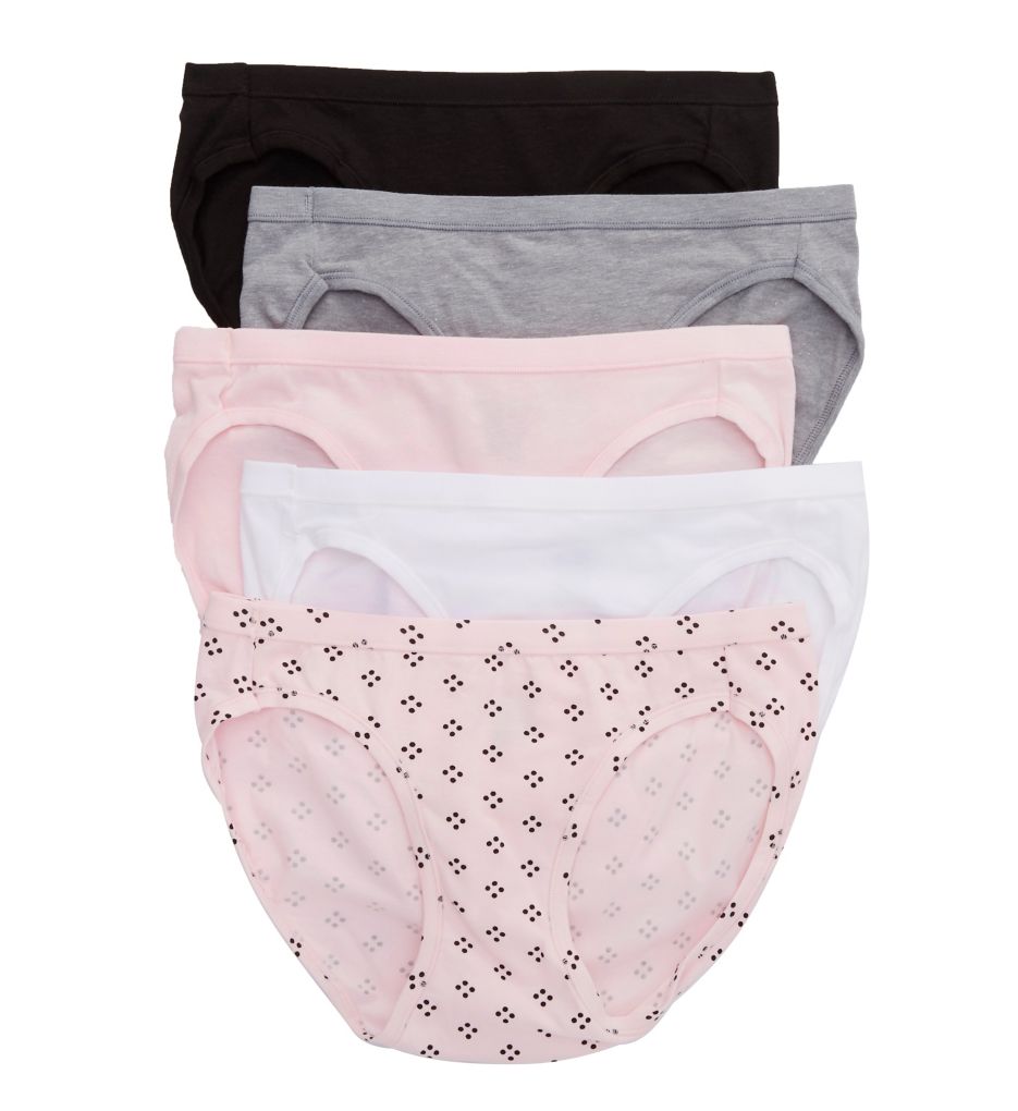 Hanes Cotton Bikini Panties 10-Pack Womens Ultra Soft Waistband Underwear  Cotton
