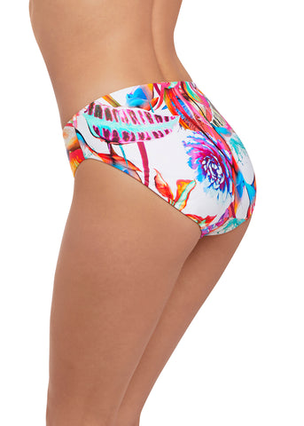 Fantasie Womens Paradise Bay Mid-Rise Swim Brief