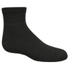 Fruit of the Loom Boys Core 10 Pack Ankle Socks, 9-2.5, Black