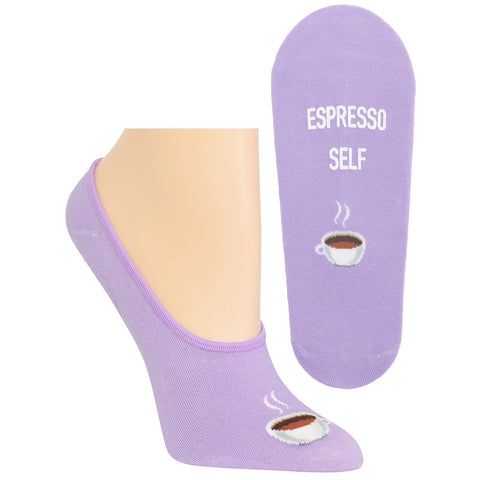 Hot Sox Womens Espresso Self Liner Socks