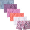 Fruit of the Loom Women`s 6-Pack Comfort Covered Waistband Boyshort Panties