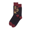 Hot Sox Mens Shook Crew Socks