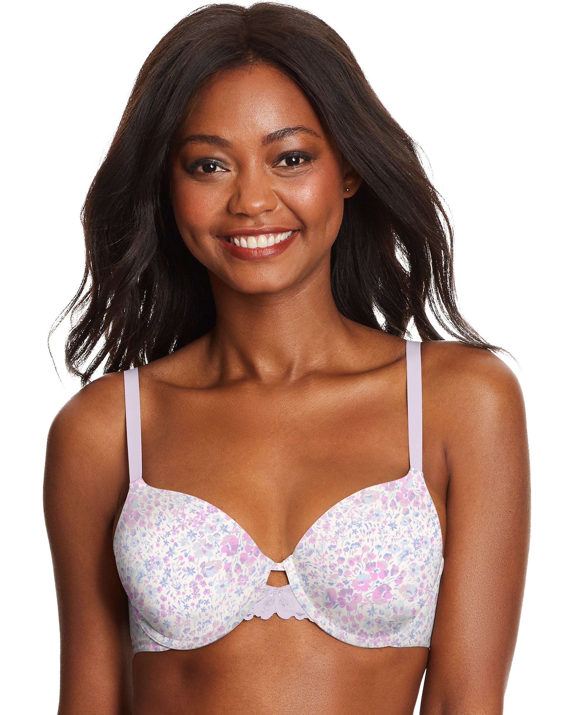 Maidenform One Fab Fit Extra Coverage Lace T-Back Bra, Latte Lift, 36B at   Women's Clothing store