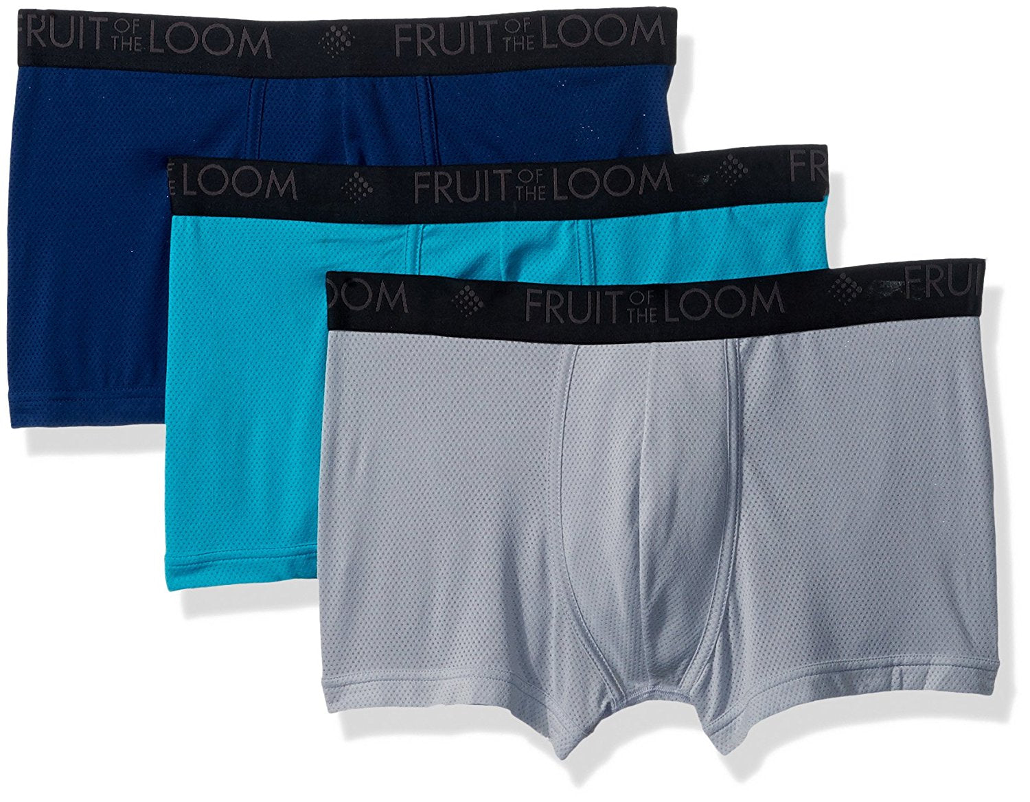 Fruit Of The Loom Breathable Lightweight Micro Mesh Boxer Brief 3 Pk., Underwear, Clothing & Accessories