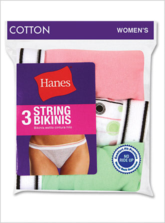 Hanes Bikini Briefs by Hanes Her Way® 3-Pack