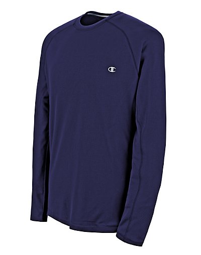 Champion Double Dry Long-Sleeve Mens T Shirt