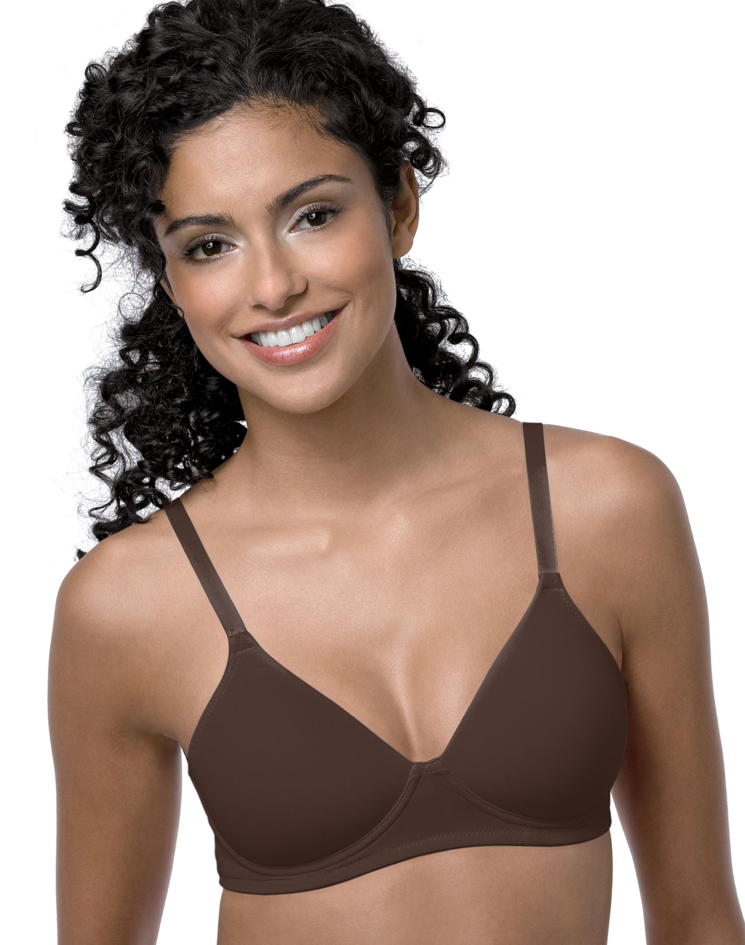 Hanes G510 Concealing Petals Wirefree Bra Size 40d White for sale