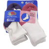 Fruit of the Loom Girl`s Infant/Toddler Core 6 Pack Crew Socks