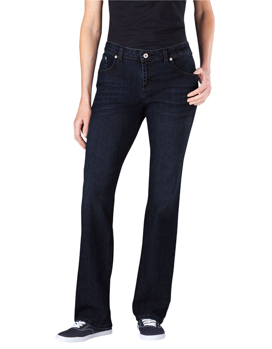 Dickies Womens Relaxed Straight Leg Denim Jeans