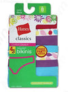 Hanes Classics Girls Cotton Stretch Bikini 4 Pack