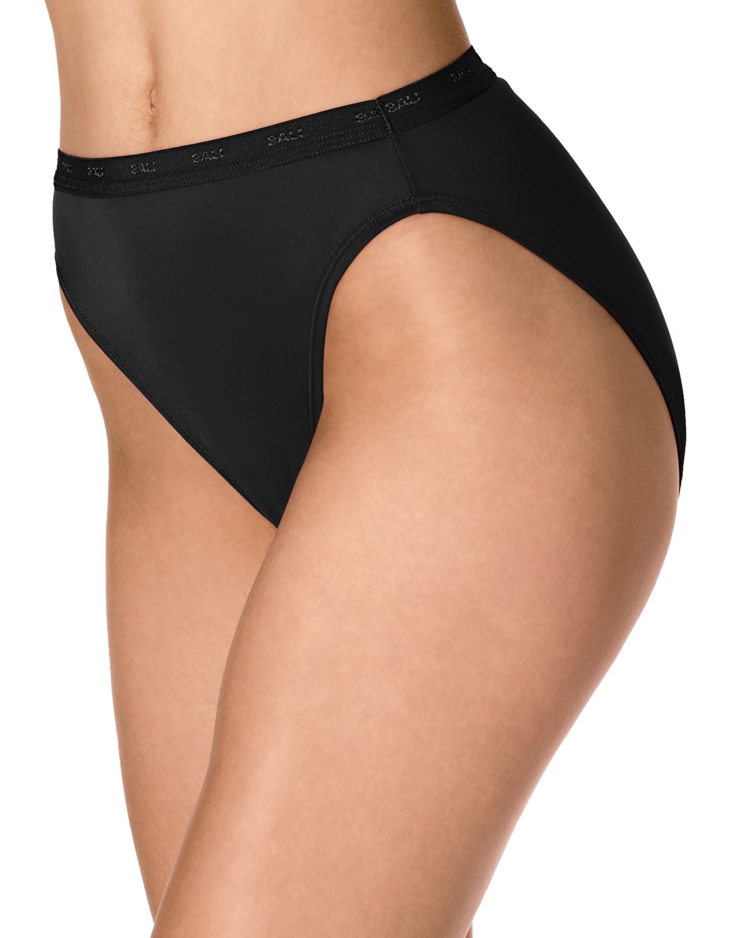 Maidenform Women's Hi-Cut Underwear, Barely There Invisible Look  High-Waisted Panty, 3-Pack