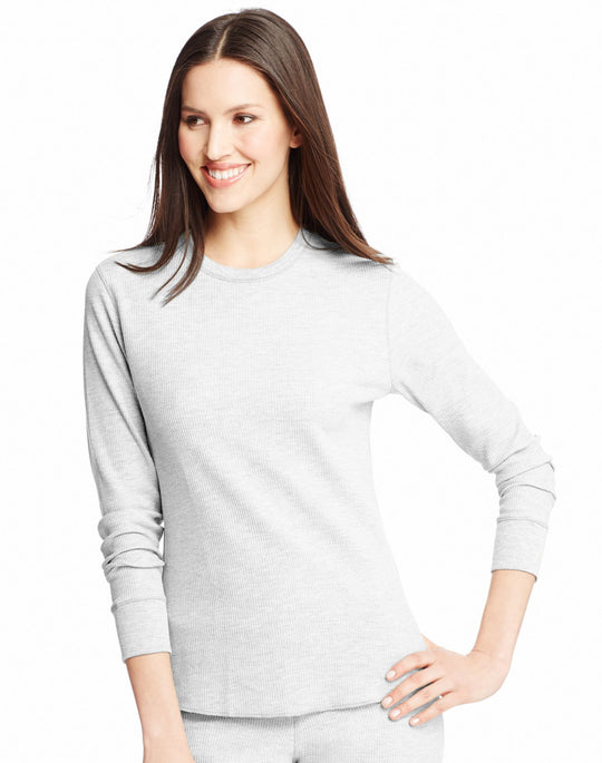 Hanes Women`s X-Temp Thermal Crew