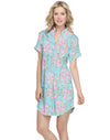 Hanes Women`s Ice Blossoms Print Nightshirt