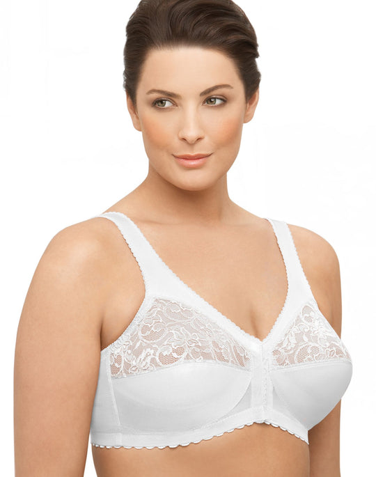 Glamorise Womens Magic Lift Front-Hook Wirefree Bra